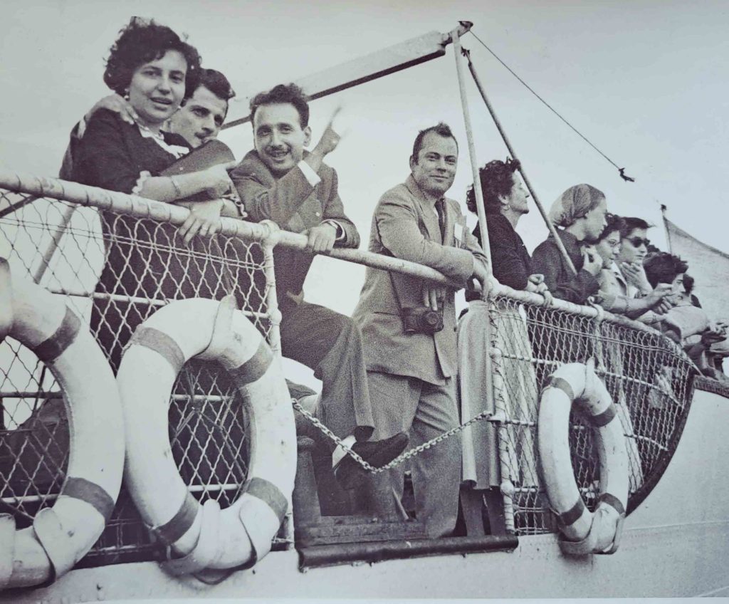 İstanbul Karaköy Limanı / Roma-Paris 1959