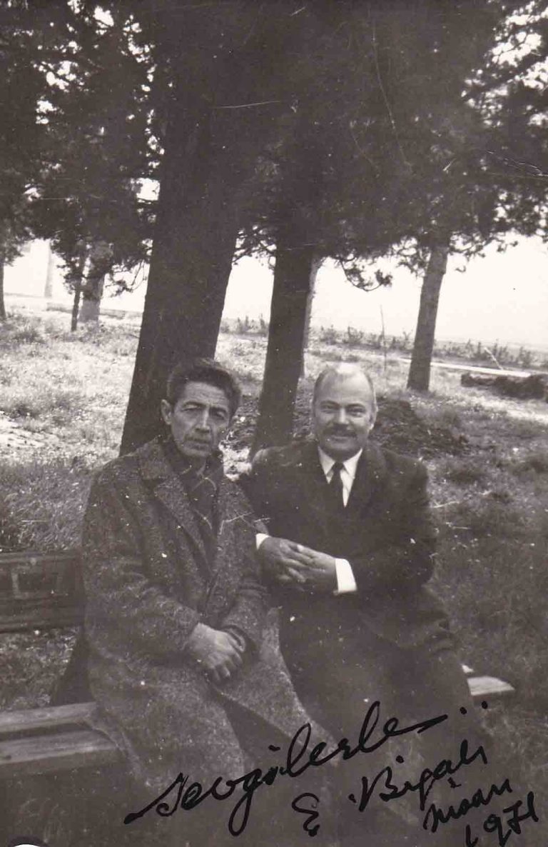 Ressam Şeref Bigalı ile, Nisan 1971